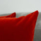 Velvet Pepper Red Cushion Cover, for Home Christmas Decor, Pillow Cover 45x45cm