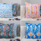 Set of 4 Decorative Cushion Covers for Home Decor, Nursery Decor, Double Sided Soft Suede Velvet 18"x18"