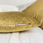 Luxury Shiny Velvet Gold Cushion Cover, Gold Velvet Pillow Cover, (All Sizes)