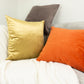 Luxury Shiny Velvet Gold Cushion Cover, Gold Velvet Pillow Cover, (All Sizes)