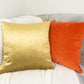 Luxury Shiny Velvet Gold Cushion Cover, Gold Velvet Pillow Cover, (All Sizes)