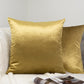 Luxury Shiny Velvet Gold Cushion Cover, Gold Velvet Pillow Cover, (All Sizes)