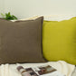 Linen Brown Cushion Cover, Brown Linen Pillow Cover, Home Decor 45x45cm Americano Brown