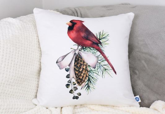 Christmas Cushion Covers, Double Sided Set of 4 Decorative Pillowcases 45x45cm