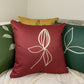 Decorative Suede Velvet Cushion Covers Set of 4 17x17inch 43x43cm