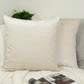 Handmade Beige Cord Velvet Cushion Cover ICream Velvet Pillow Cover l Velvet Throw Pillow cover.