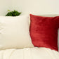 Handmade Beige Cord Velvet Cushion Cover ICream Velvet Pillow Cover l Velvet Throw Pillow cover.