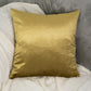 Luxury Shiny Velvet Gold Cushion Cover, Gold Velvet Pillow Cover, (All Sizes)