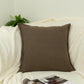 Linen Brown Cushion Cover, Brown Linen Pillow Cover, Home Decor 45x45cm Americano Brown