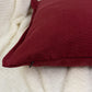 Natural Linen Wine Red Cushion Cover I Pillowcase I Throw Square Pillow cover I Home Sofa Decor 18x18inch