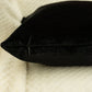 Luxury Black Velvet Cushion Cover, Dark Velvet Pillow Cover (All Sizes)