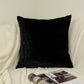 Luxury Black Velvet Cushion Cover, Dark Velvet Pillow Cover (All Sizes)