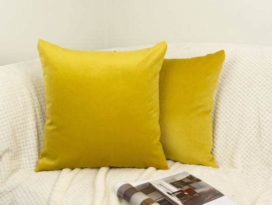 Luxury Velvet Gold Cushion Cover, Gold Velvet Pillow Cover, (All Sizes)