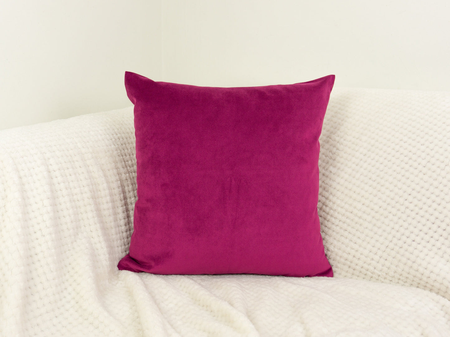 Luxury Velvet Rose Cushion Cover, Rose Throw Pillow Covers (All Sizes)