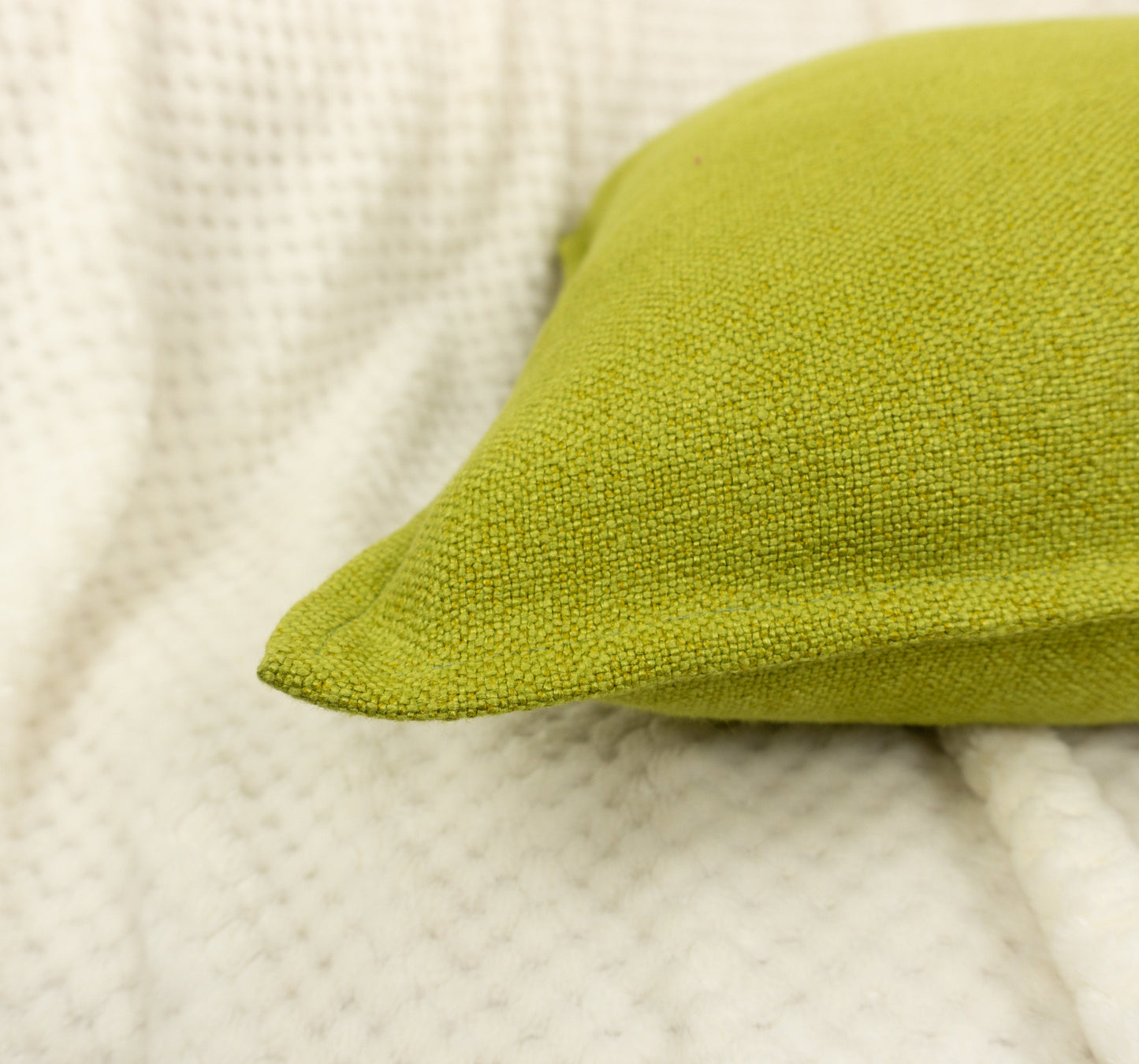 Cotton Linen Oil Green Cushion Covers, Oil Green Linen Pillow Cover 17x17Inches, 43x43cm