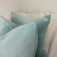 Velvet Mint Green Cushion Cover, Handmade Mint Green Pillow Cover, (All Sizes)