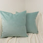 Velvet Mint Green Cushion Cover, Handmade Mint Green Pillow Cover, (All Sizes)