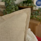 100% Natural Linen Oatmeal Cushion Cover, Linen Ivory Cushion Cover 45x45cm - 50x50cm - 55x55cm