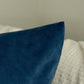 Luxury Velvet Navy Blue Cushion Cover, Deep Blue Velvet Cushion Cover (All Sizes)