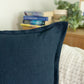 Linen Navy Blue Cushion Cover, Dark Blue Linen Pillow Cover 45x45, 50x50cm