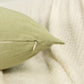 Natural Linen Pale Green Cushion Cover 45x45cm