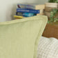 Natural Linen Pale Green Cushion Cover 45x45cm