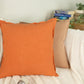 Natural Linen Orange Cushion Covers I Linen Throw Pillowcase Sofa Cushion Cover Home Decor 45x45cm