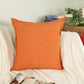 Natural Linen Orange Cushion Covers I Linen Throw Pillowcase Sofa Cushion Cover Home Decor 45x45cm