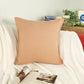 Natural Linen Peachy Cushion Covers I Peachy Linen Throw Pillowcase Sofa Cushion Cover Home Decor 18x18inches, 45x45cm