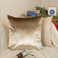 Luxury Shiny Velvet Cushion Cover, Shiny Velvet Taupe Throw Cushion Cover 18x18Inches, 45x45cm