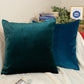 Luxury Velvet Emerald Green Cushion Cover, Dark Green Pillow Cover, (All Sizes)