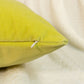 Luxury Velvet Lemon Yellow Cushion Covers, Lemon Yellow Pillow Cover (All Sizes)