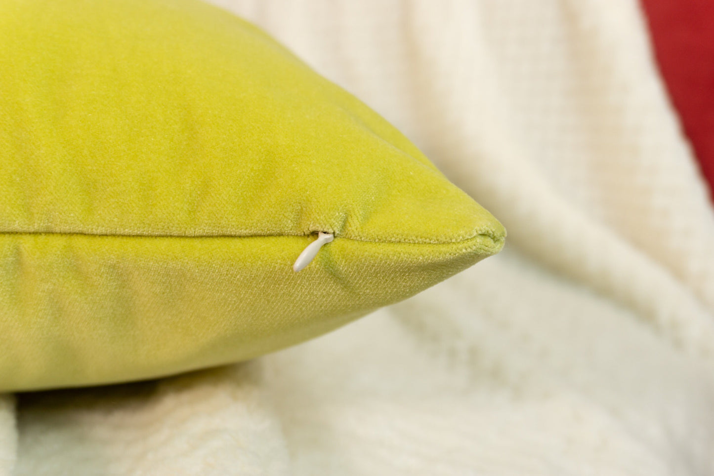 Luxury Velvet Lemon Yellow Cushion Covers, Lemon Yellow Pillow Cover (All Sizes)