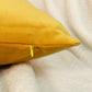 Luxury Velvet Lemon Yellow Cushion Cover, Lemon Yellow Velvet Pillow Cover 18x18Inches, 45x45cm