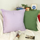 Cotton Linen Purple Cushion Cover, Linen Purple Throw Pillow, 18x18Inches, 20x20Inches