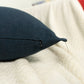 Linen Navy Blue Cushion Cover, Dark Blue Linen Pillow Cover 45x45, 50x50cm