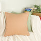 Natural Linen Peachy Cushion Covers I Peachy Linen Throw Pillowcase Sofa Cushion Cover Home Decor 18x18inches, 45x45cm