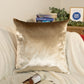 Luxury Shiny Velvet Cushion Cover, Shiny Velvet Taupe Throw Cushion Cover 18x18Inches, 45x45cm