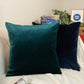 Luxury Velvet Emerald Green Cushion Cover, Dark Green Pillow Cover, (All Sizes)