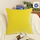 Luxury Velvet Lemon Yellow Cushion Covers, Lemon Yellow Pillow Cover (All Sizes)