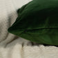 Luxury Woven Velvet Dark Green Cushion Covers, Dark Green Pillow Cover (All Sizes)