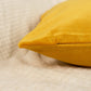 Luxury Velvet Lemon Yellow Cushion Cover, Lemon Yellow Velvet Pillow Cover 18x18Inches, 45x45cm