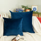 Navy Blue Velvet Cushion Cover, Navy Blue Pillow Covers, (All Sizes)