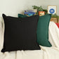 Natural Linen Black Pillow Cover, Dark Linen Pillow, Linen Cushion Covers, All Sizes.