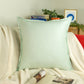 Cotton Linen Mint Green Cushion Cover, Sage Green Linen Pillow Cover 45x45cm , 18x18inches