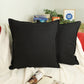 Natural Linen Black Pillow Cover, Dark Linen Pillow, Linen Cushion Covers, All Sizes.