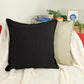 Natural Linen Black Pillow Cover, Dark Linen Pillow, Linen Cushion Covers, All Sizes.