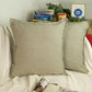 Natural Linen Cushion Covers I Linen Throw Pillowcase Sofa Cushion Cover Home Decor 18x18 Inches