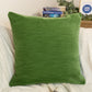 Luxury Corduroy Red, Gold, Orange, Green Cushion Cover, Modern Farmhouse Decor Cushion Cover, High Weight Fabric 43x43cm