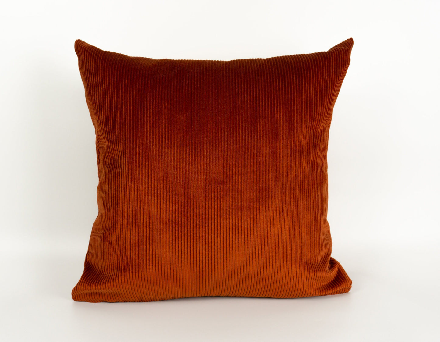 Luxury Cord Velvet Terracotta Cushion Cover, Burgundy Corduroy Pillow Cover, Burnt Orange Pillow Cover (All Sizes)